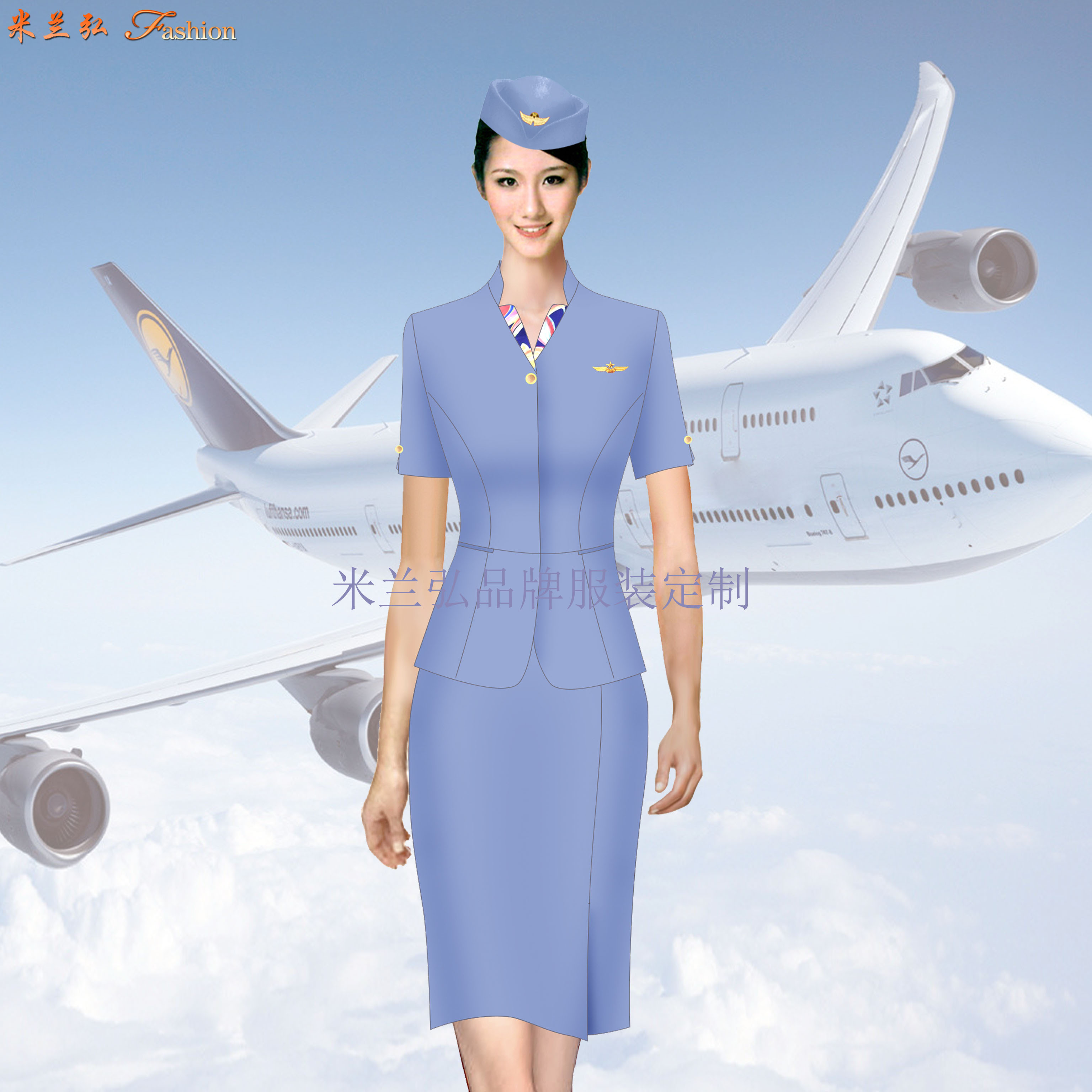 「六安空姐服定制」公司-图片-量体-米兰弘服装厂家-2