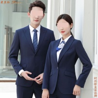深蓝色西服套装图8