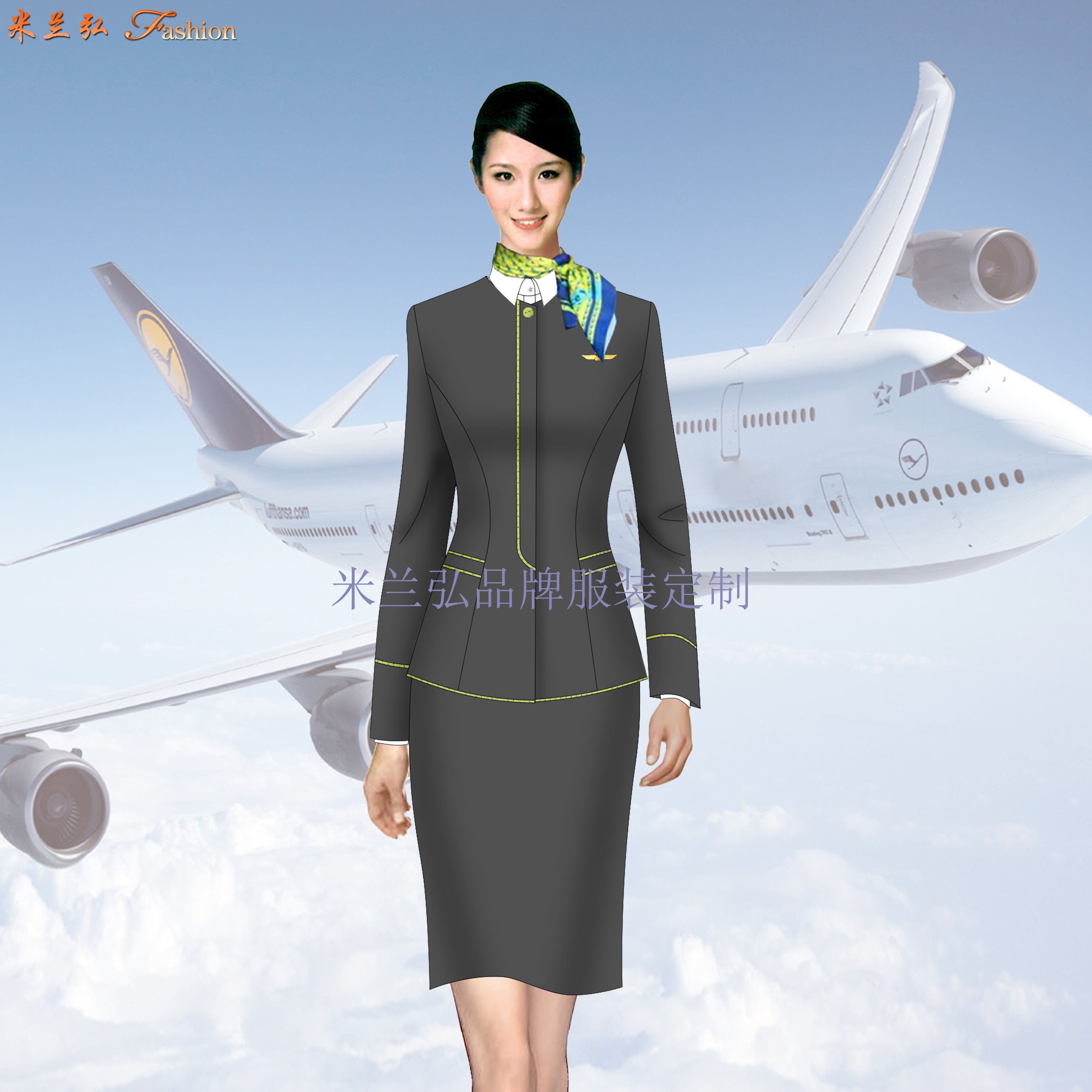 航空公司乘务长制服图片4