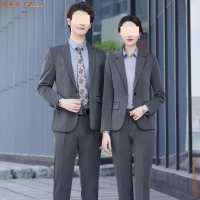 条纹男女式西装3