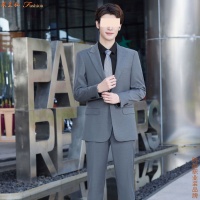 一粒扣戗驳领西服图片23