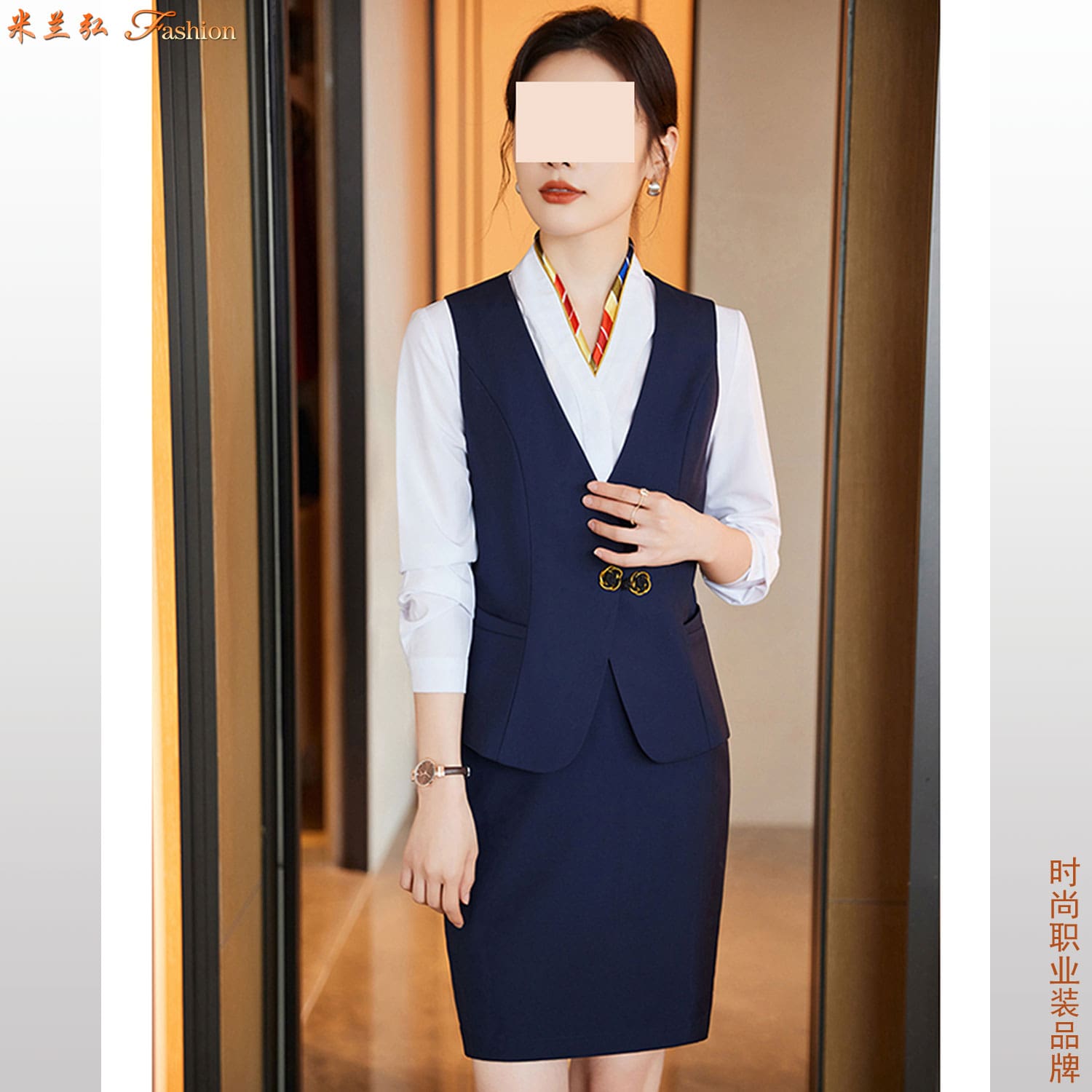 空姐服装款式图d