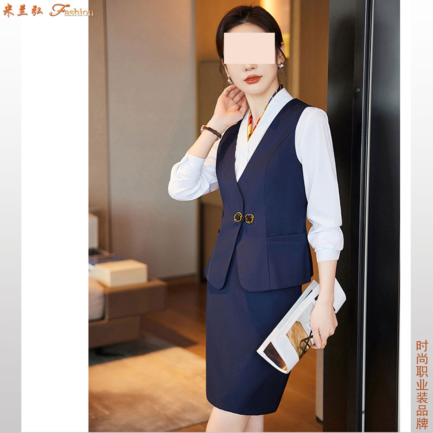 空姐服装款式图e