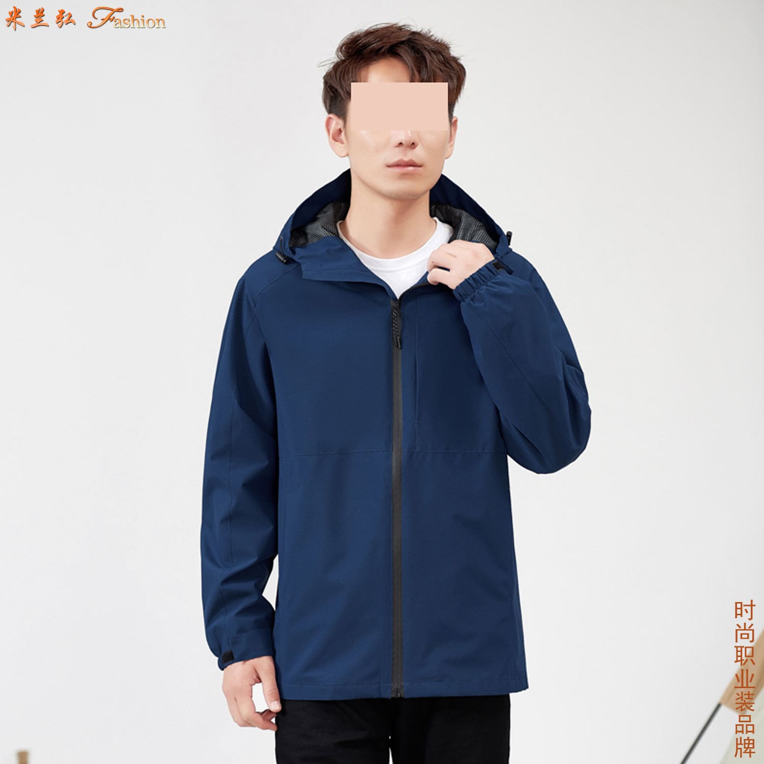 男士短款冲锋衣图片1