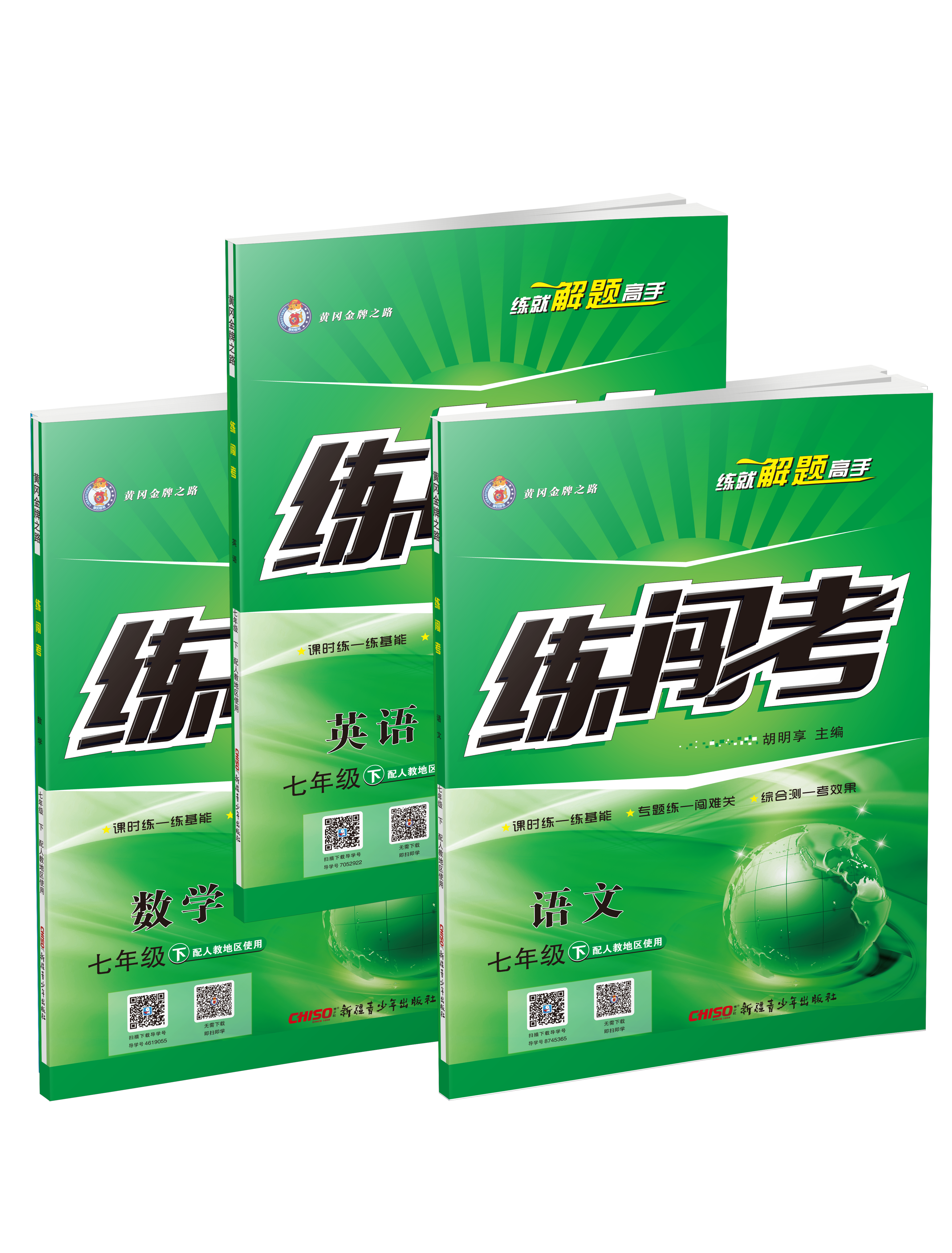 练闯考数学英语语文7下拼图-无背景