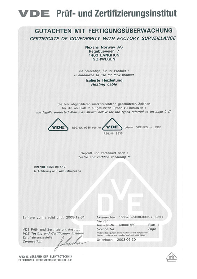 德国-VDE-证书