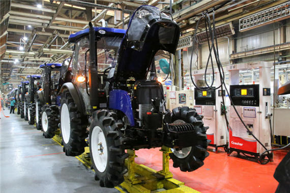 农机生产流水线