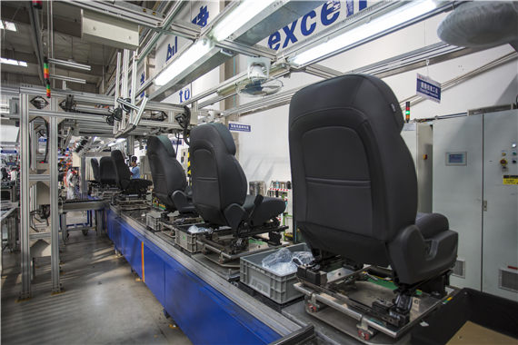 汽车座椅装配线