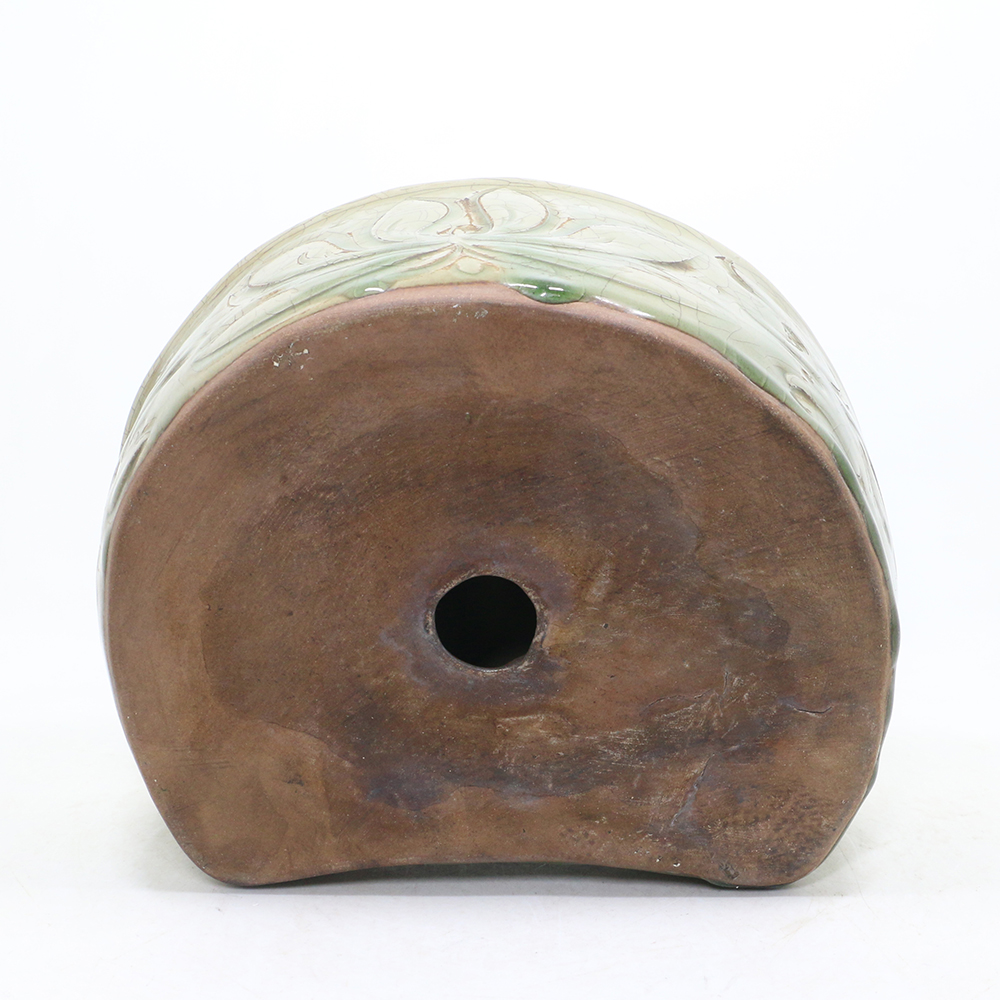 宋代 耀州窯 青釉 磁枕 置物 中国古美術 時代物 -耀州窯の中古品・新品