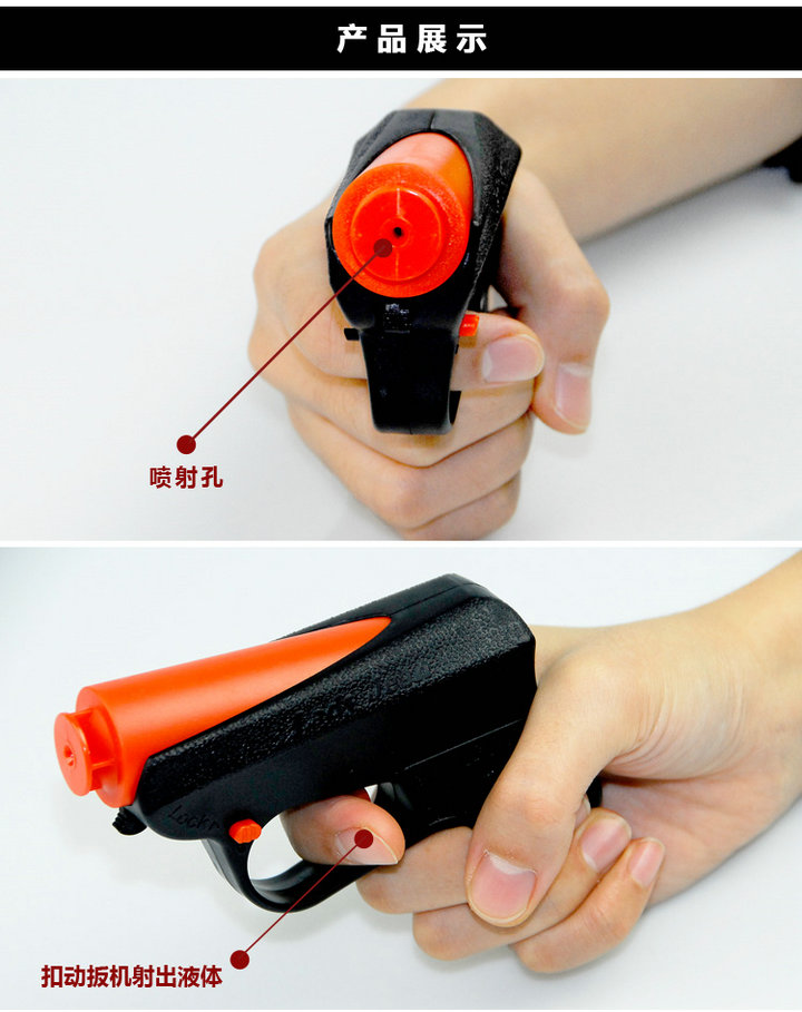 沙豹鲁格防狼喷雾枪RU-LJ-BK1