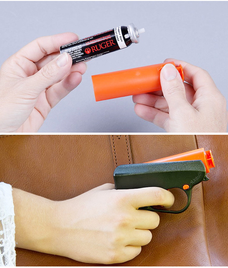 沙豹鲁格防狼喷雾枪RU-LJ-BK8