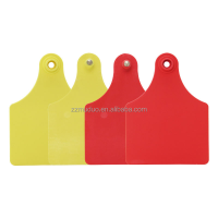 YellowandredTPUlivestockeartagswithtagbuttons