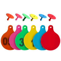 NumberedroundTPUlivestockeartagswithmatchingbuttonsinmultiplecolors