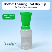 Bottomfoamingteatdipcupforcattleteatdisinfection,inside-bottlefoaming