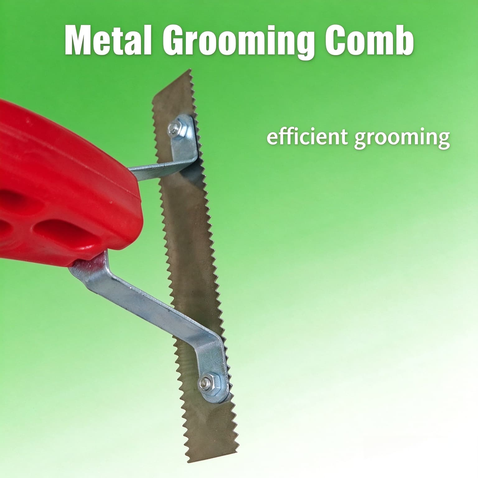 MetalGroomingCombforCattleHorseLivestockFarmGroomingTool