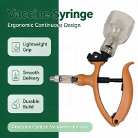Veterinarycontinuousvaccinesyringewithlightweightgripsmoothdeliverydurablebuildprecisioncontrol