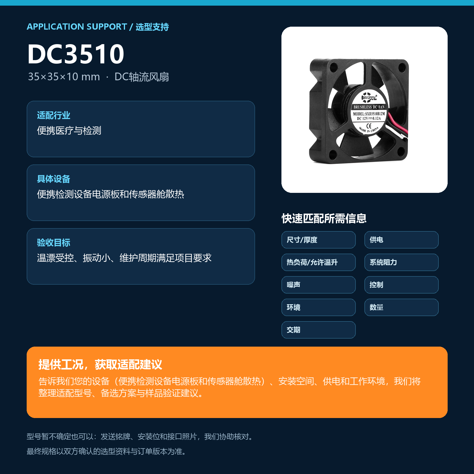 DC3510应用边界与询型信息