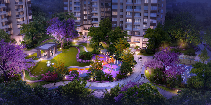 叠翠府-绿韵童乐花园景观设计公司