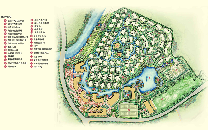 四川成都金牛区北欧星港别墅景观设计公司1