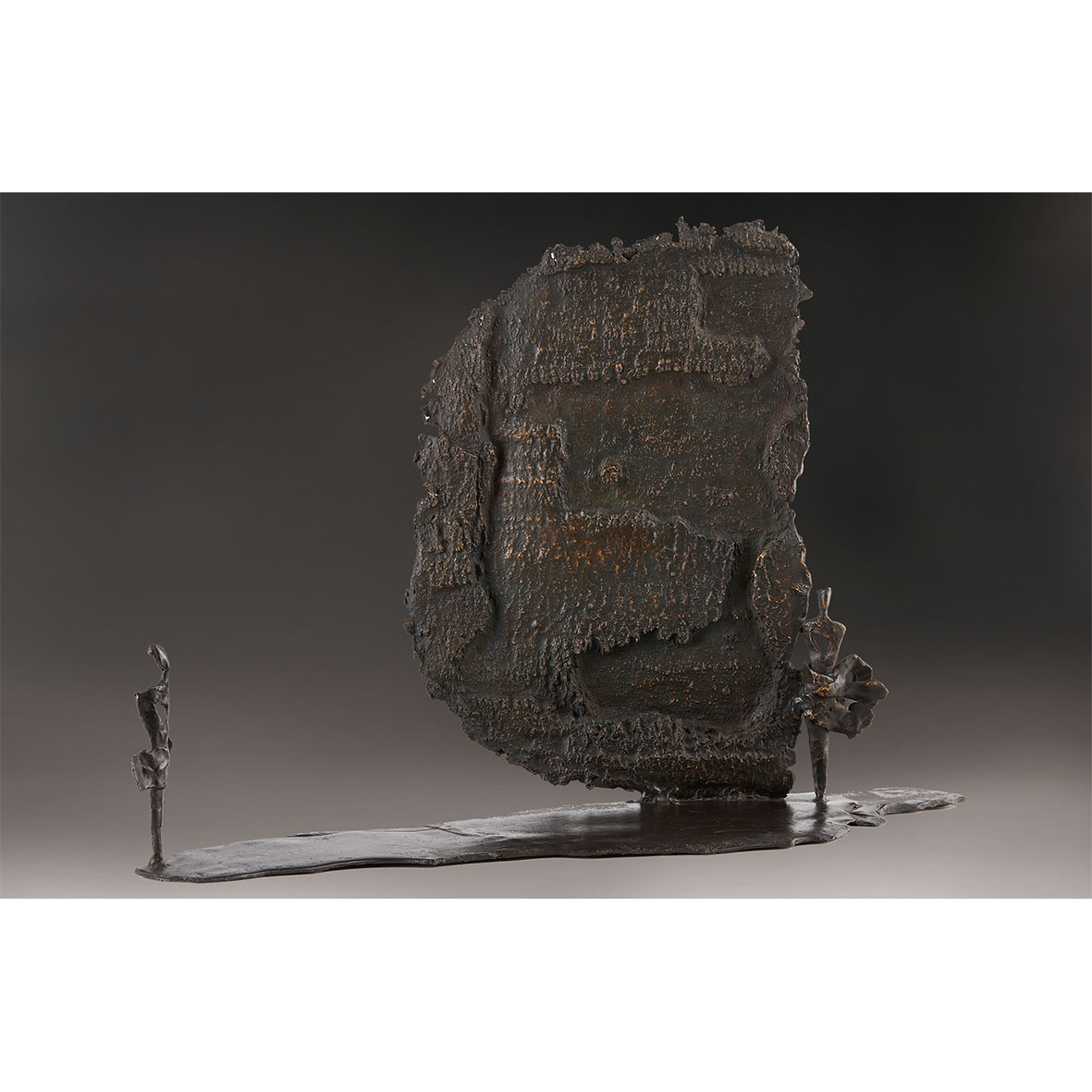 1_0012_5MemoriedelTempo时间的记忆70x70x35cm石蜡剥离铜铸1995年