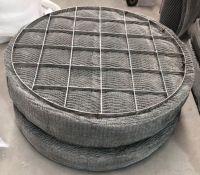 内件填料照片-不锈钢丝网除沫器1