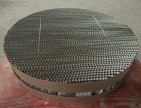 内件填料照片-不锈钢孔板波纹填料2