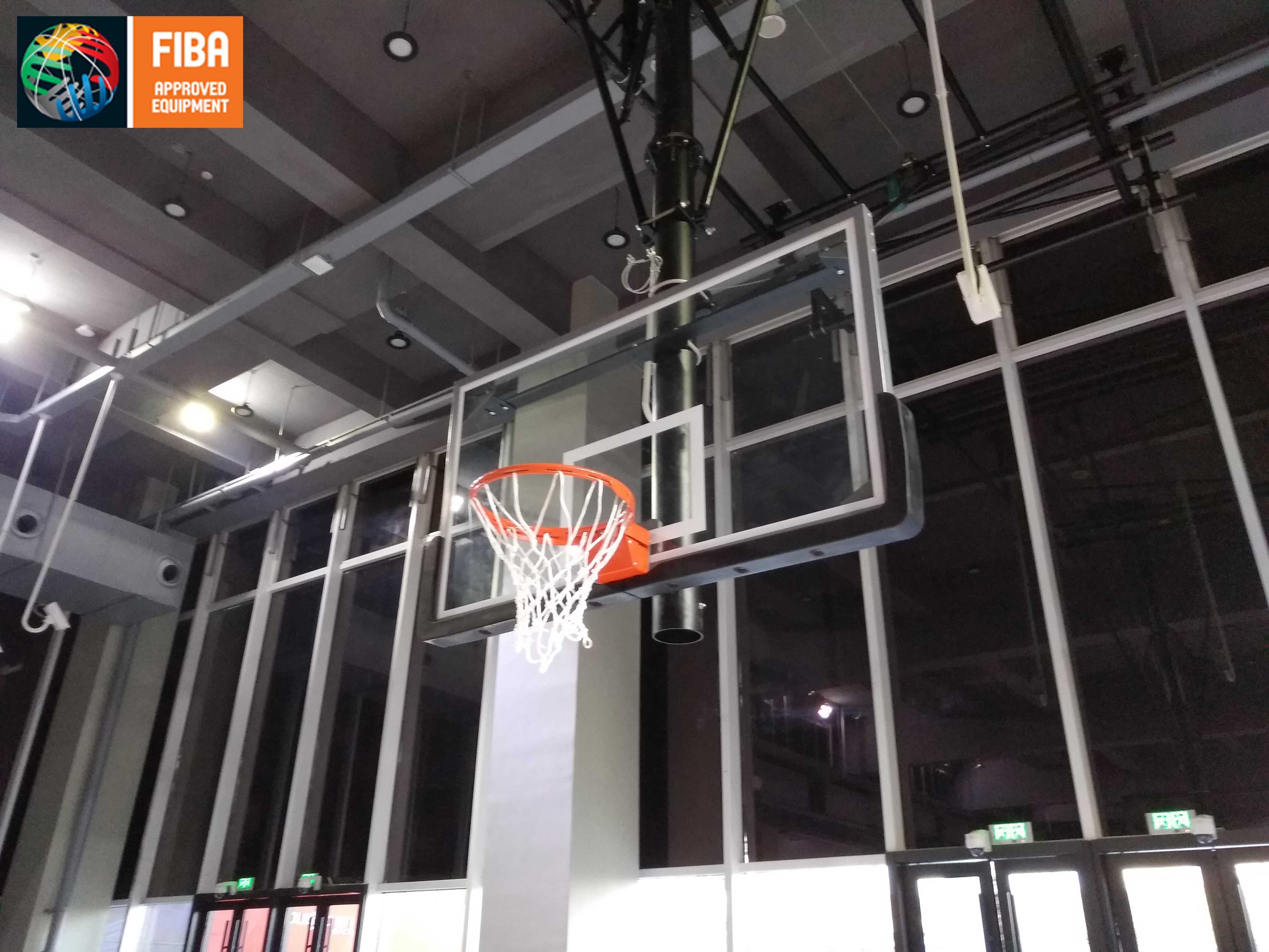 电动悬空折叠篮球架-后翻5200-RF