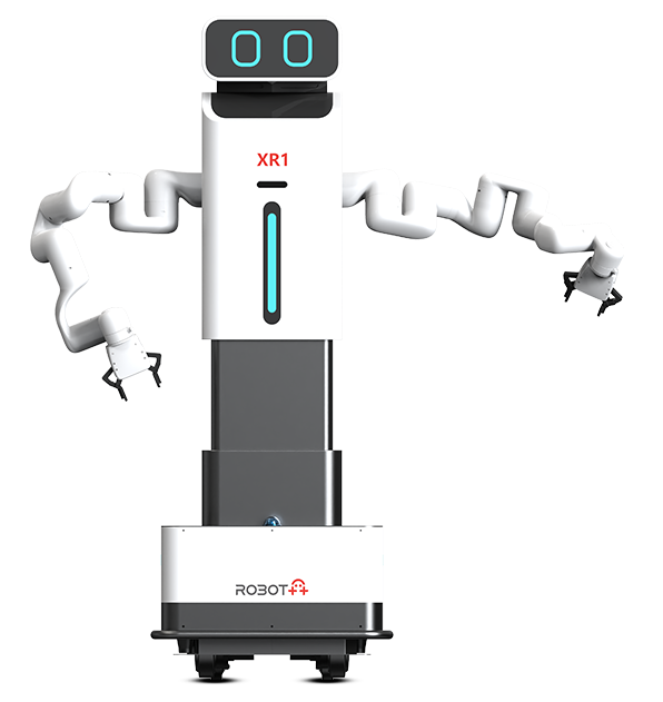 XR1双臂复合机器人开发平台支持选配kinova gen3机械臂，便于科研人员开发更高端的移动双臂复合操作技术等。
