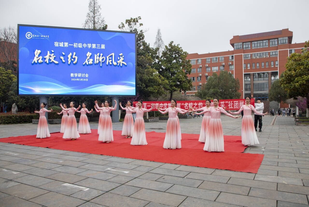 春暄桃李 共赴相约 ——宿城第一初级中学成功举办第三届“名校之约 名师风采”教学研讨会