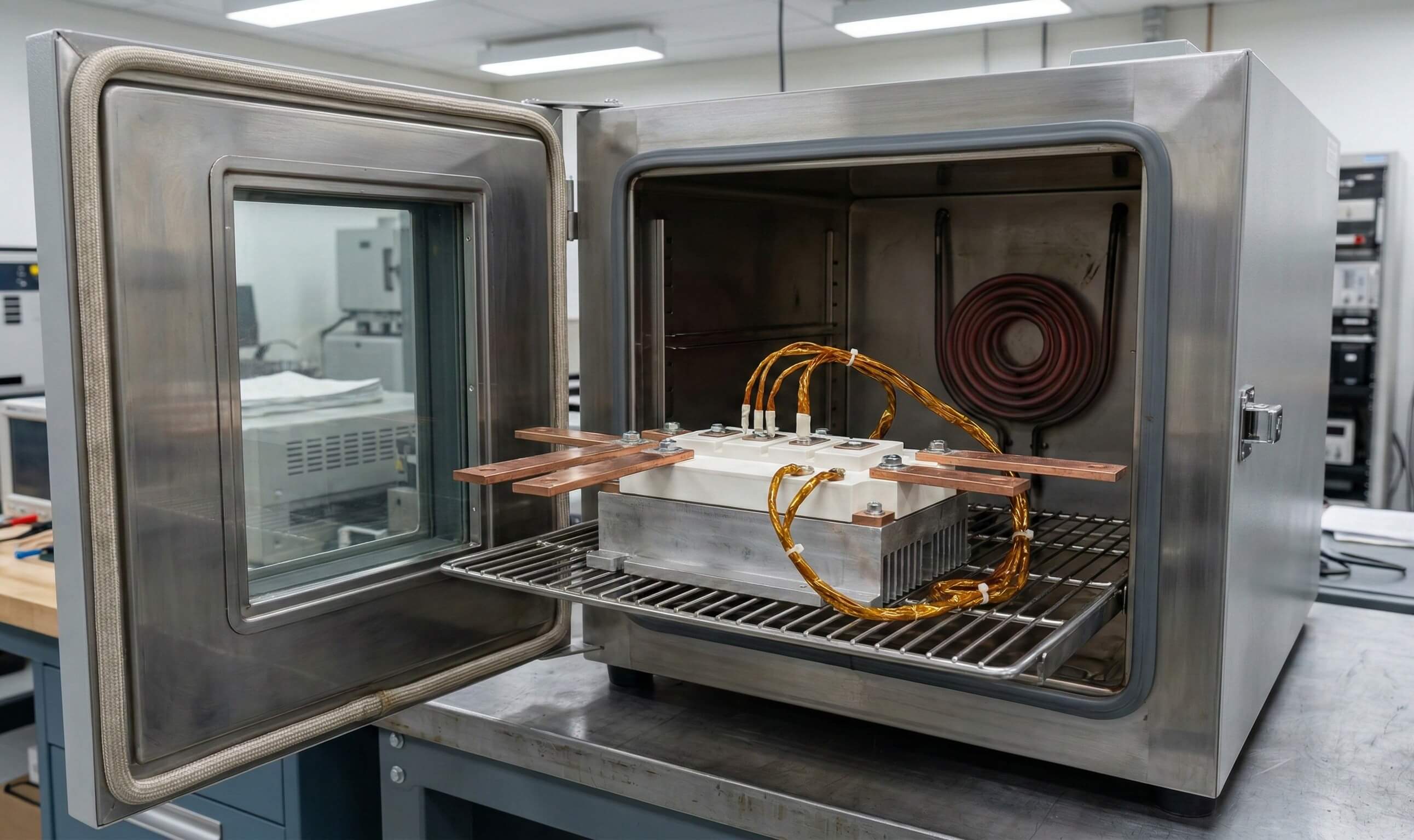 峻茂耐高温胶进行耐温老化测试