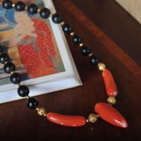 35天然MOMO红珊瑚项链