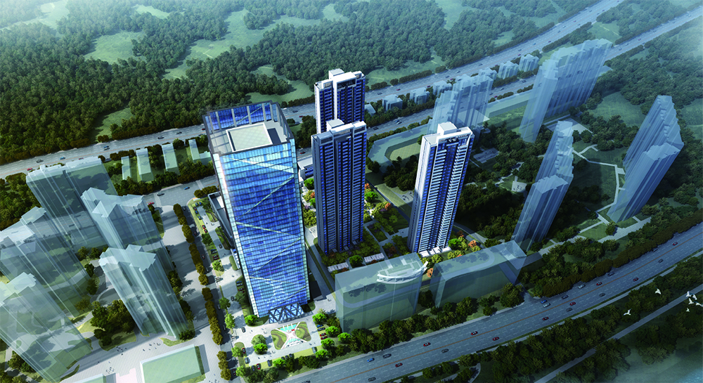 该项目位于湖北省宜昌市伍家岗区，面朝长江，是老城沿江核心区的最后一 块空地。周边交通便利，南接沿江大道，北临夷陵大道，景观视野极佳。