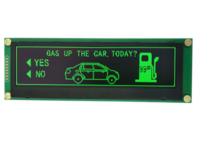 智能显示屏，256x64，智能串口OLED模块-HGSC256644