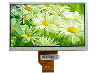 TFT屏，7英寸，彩色TFT显示屏，RGB，800x480-HGF07003