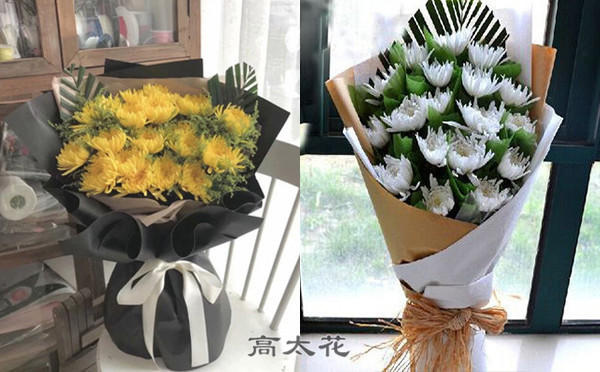 扫墓的花