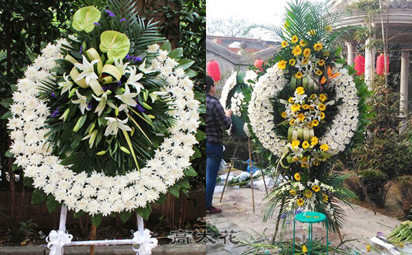 花圈送上门