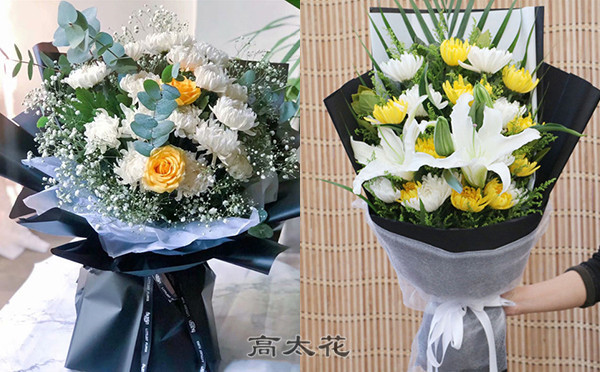 祭奠老人一般送什么花
