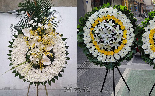 妻子追悼会送什么花