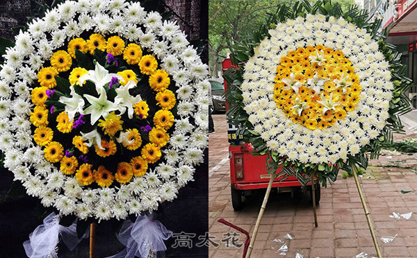 参加追悼会送花