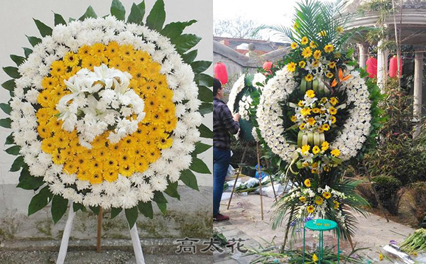 哪里买丧事花圈