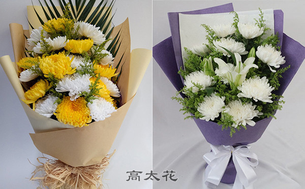 上坟扫墓用什么花