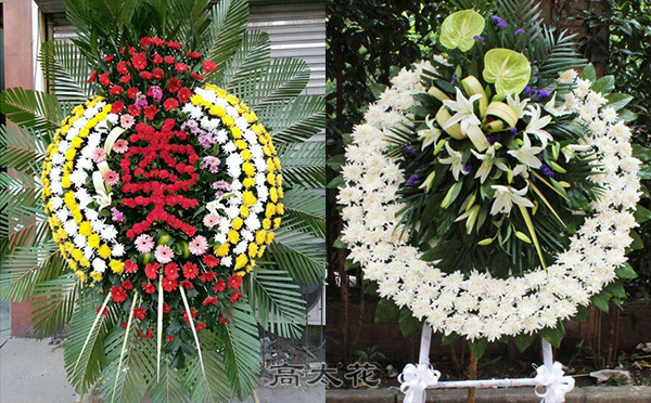 葬礼鲜花花圈