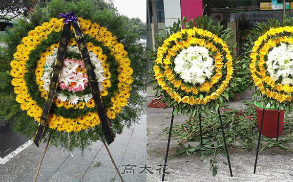 送亡人鲜花