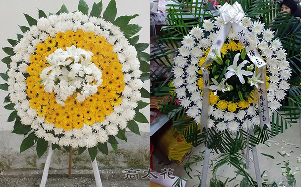 花圈可以送两个吗