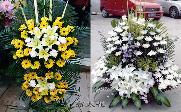 拜祭鲜花花篮