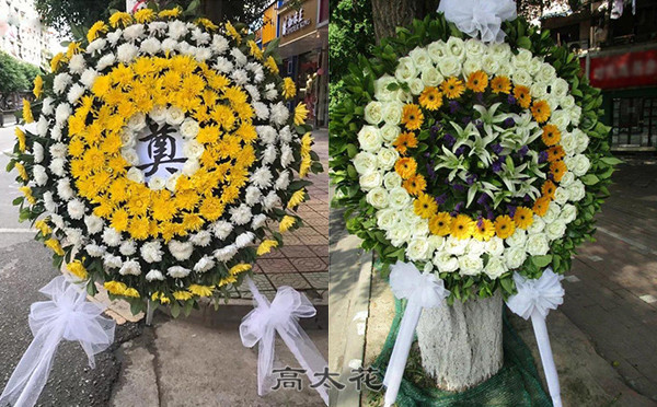 怀念逝去花圈