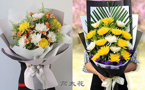 给长辈上坟用什么花
