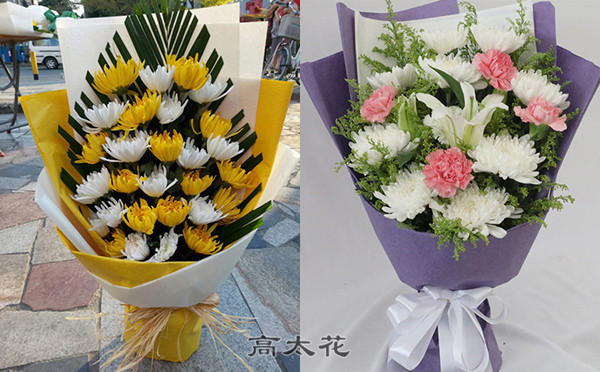 祭奠亲人的花