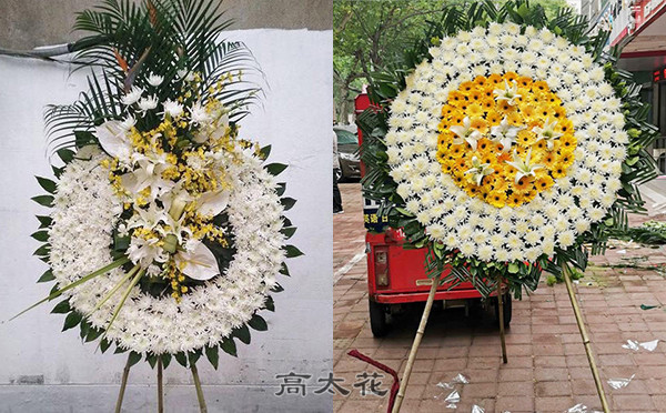 祭奠花圈