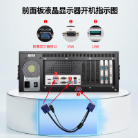 6-前面板液晶显示器开机指示图